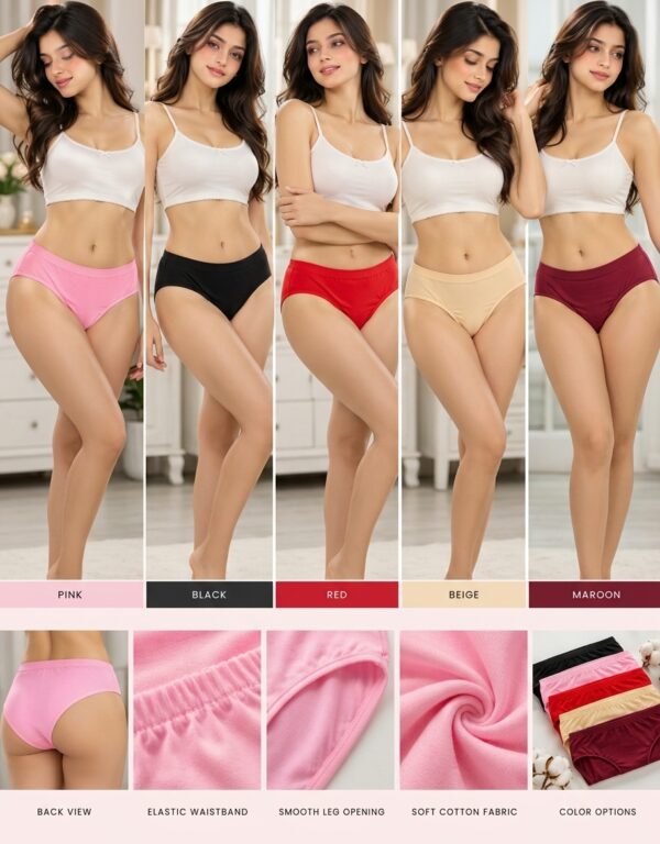Pure Cotton Panty For Women
